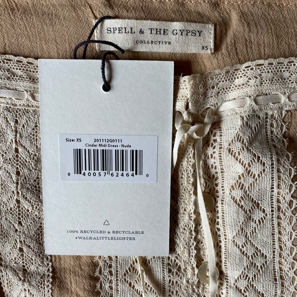 Spell Cinder Midi Dress in Nude - Picture 16 of 16